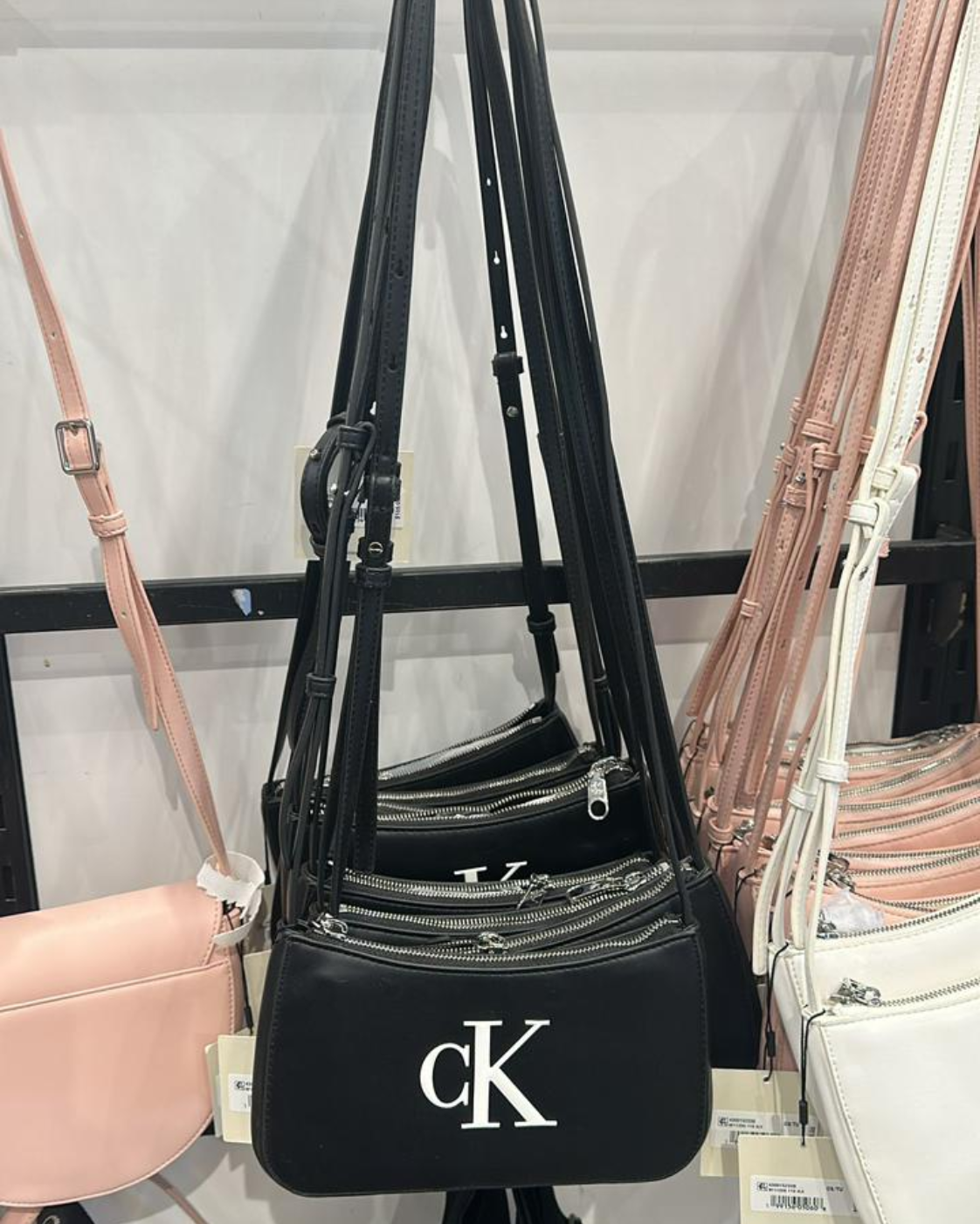 Calvin Klein Bold CK Mini Bag Crossbody Pouch - Black - image 3