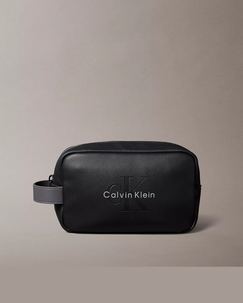 Calvin Klein Embossed Monologo Dopp Kit - image 1