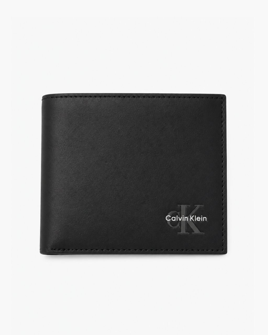 Calvin Klein Jeans Monogram Logo Soft Bifold Wallet - Black - image 1