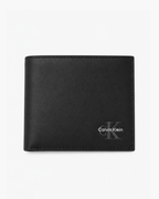 Calvin Klein Jeans Monogram Logo Soft Bifold Wallet - Black - image 1