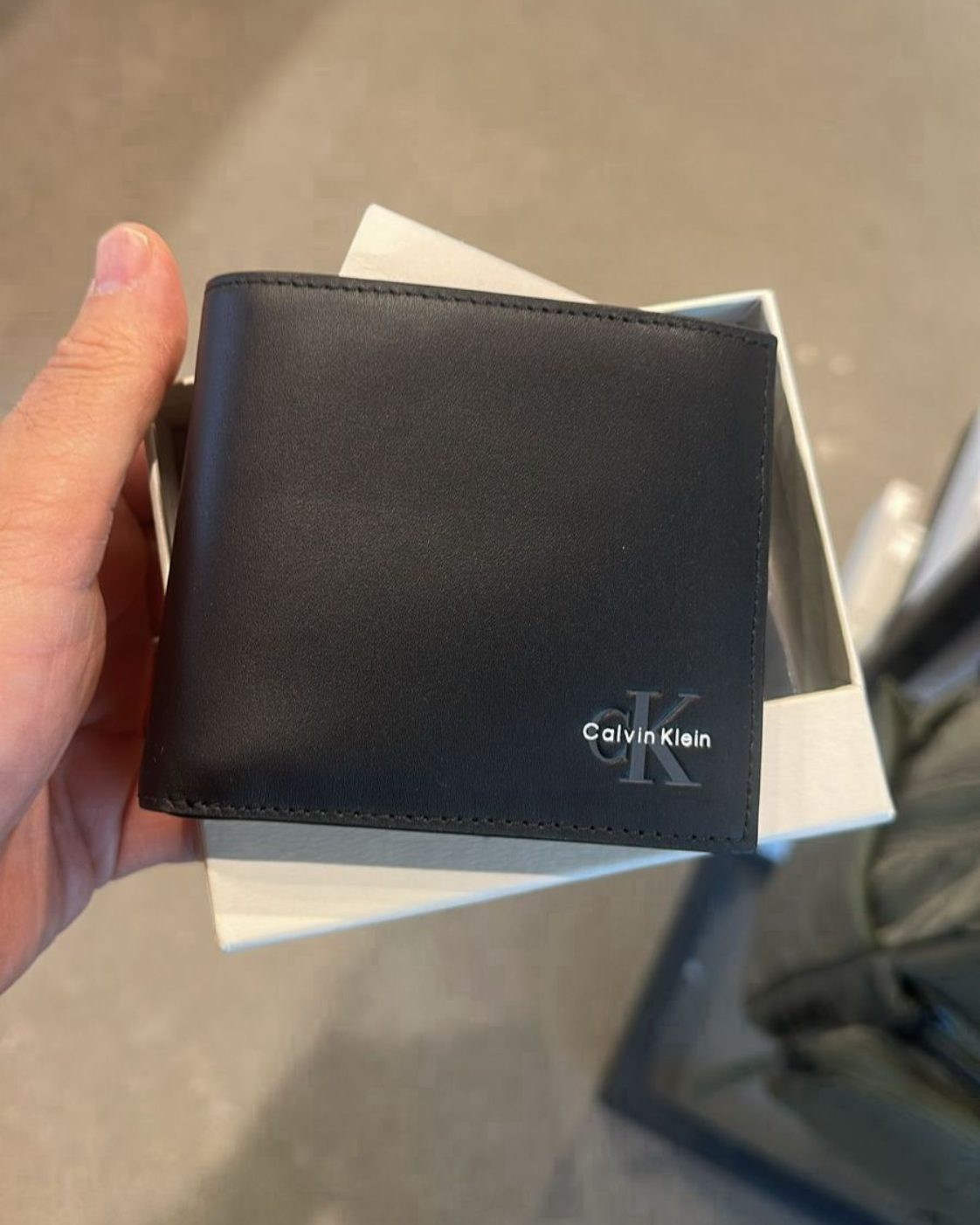 Calvin Klein Jeans Monogram Logo Soft Bifold Wallet - Black - image 2