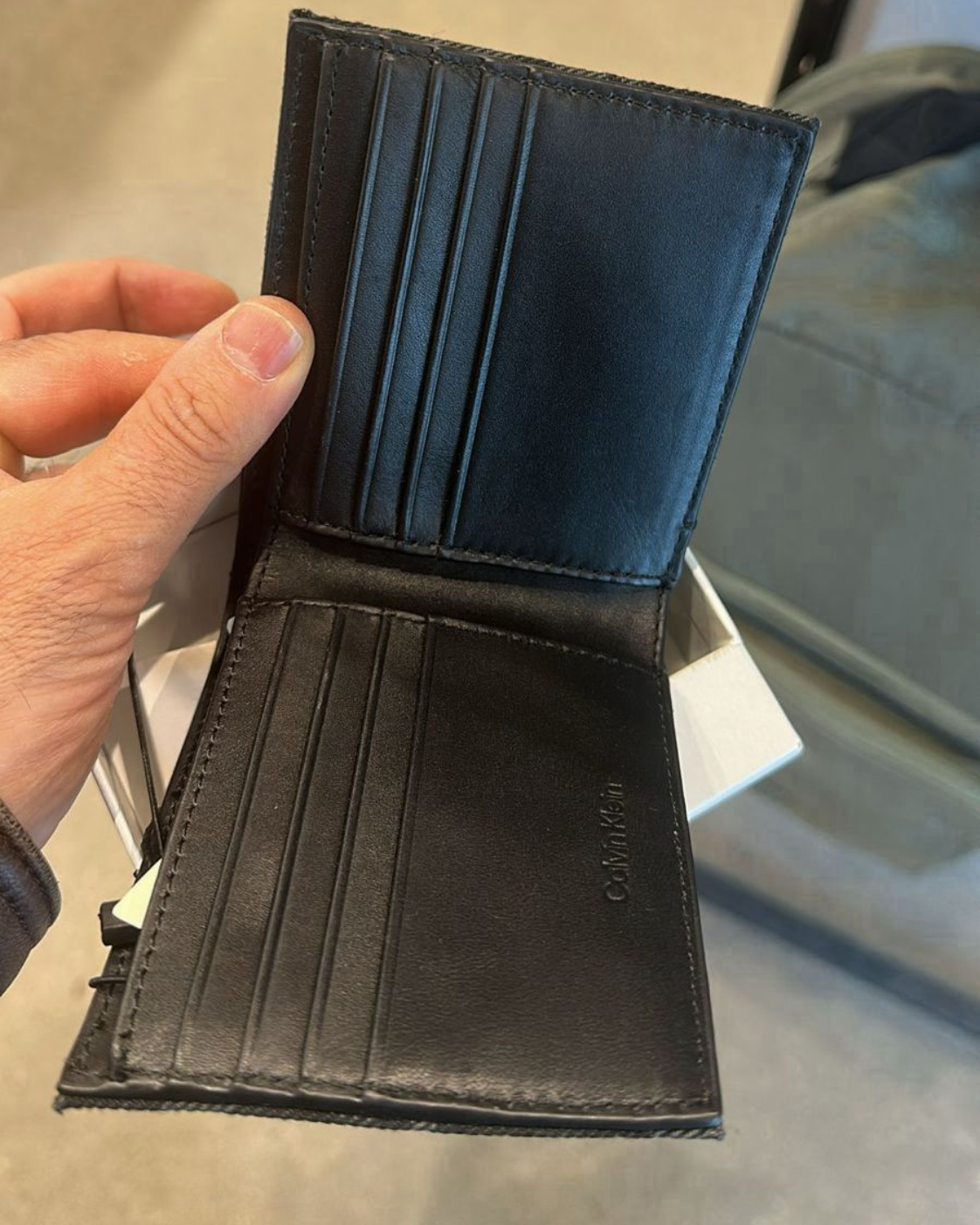 Calvin Klein Jeans Monogram Logo Soft Bifold Wallet - Black - image 3