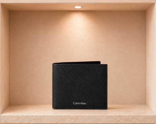 Calvin Klein Saffiano Leather Bifold Wallet - image 1