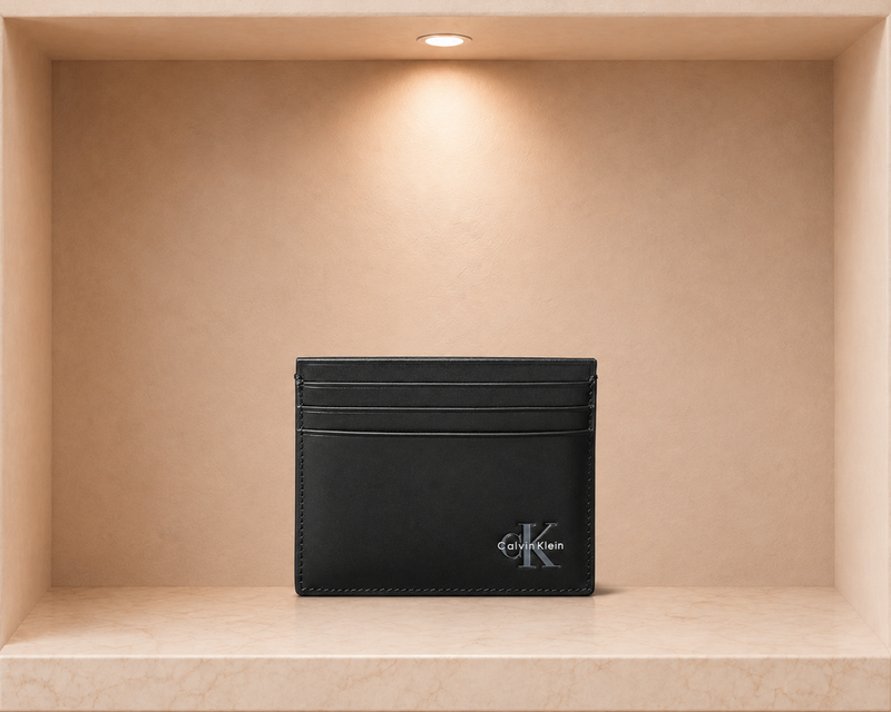 Calvin Klein Smooth Leather RFID Blocking Card Holder