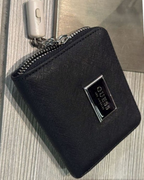 GUESS Abree Saffiano Small Zip-Around Wallet - Black - image 2