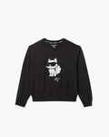 Karl Lagerfeld Choupette Bouclé Patch Sweatshirt - image 1