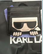 Karl Lagerfeld Paris Peekaboo Leather Card Holder - image 2