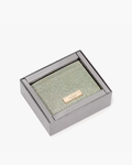 Kate Spade Kenzie Boxed Glitter Small Cardholder - Seawater Green - image 1