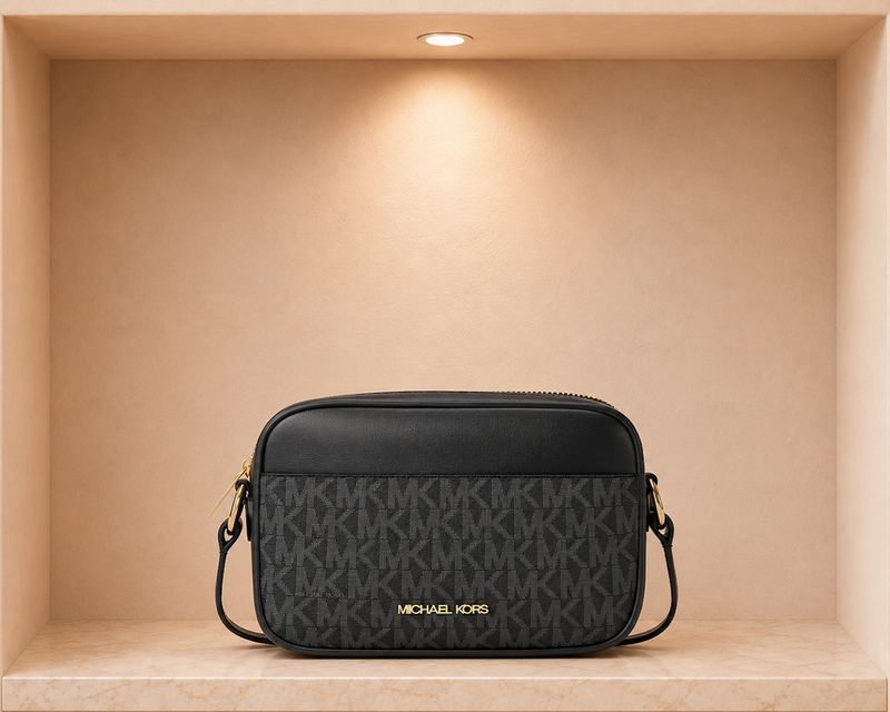 Michael Kors Jet Set Small Signature Logo Crossbody Bag
