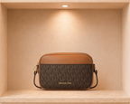 Michael Kors Jet Set Small Signature Logo Crossbody Bag - Brown - image 1