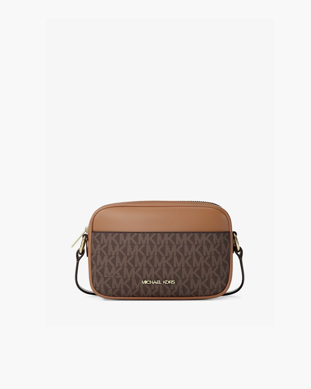 Michael Kors Jet Set Small Signature Logo Crossbody Bag - Brown - image 2
