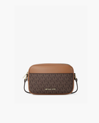 Michael Kors Jet Set Small Signature Logo Crossbody Bag - Brown - image 2