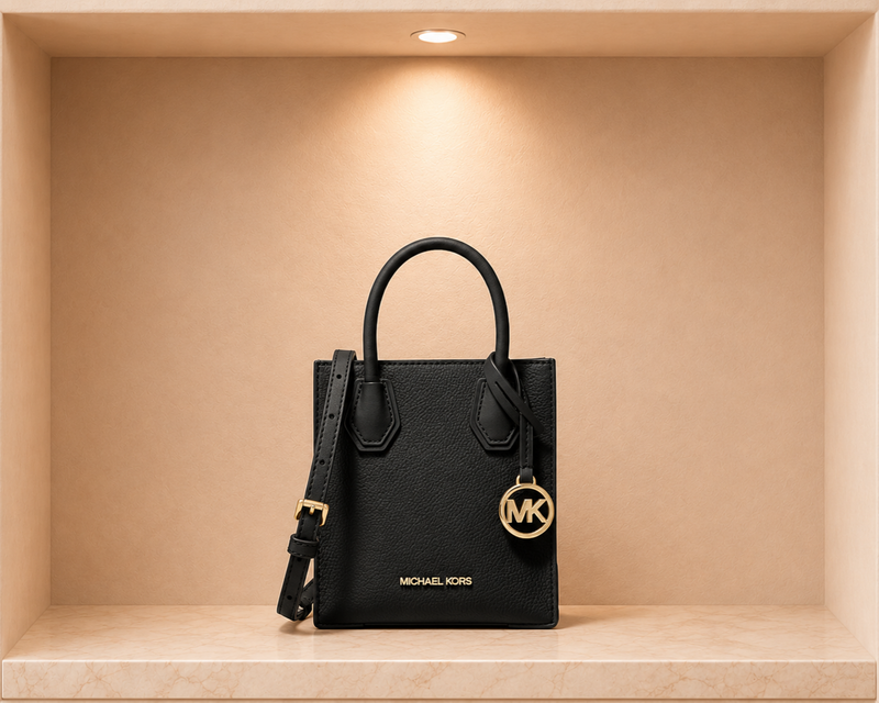 Michael Kors Mercer Pebbled Leather Crossbody Bag