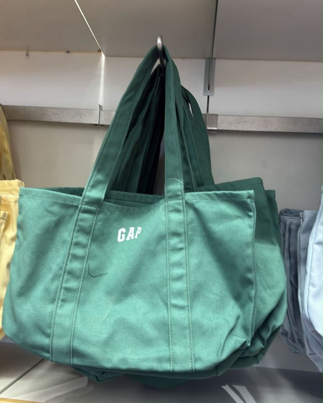 Mini Gap Logo Tote Bag - Algae Green - image 2