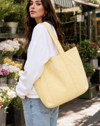 Mini Gap Logo Tote Bag - Cream Yellow - image 3
