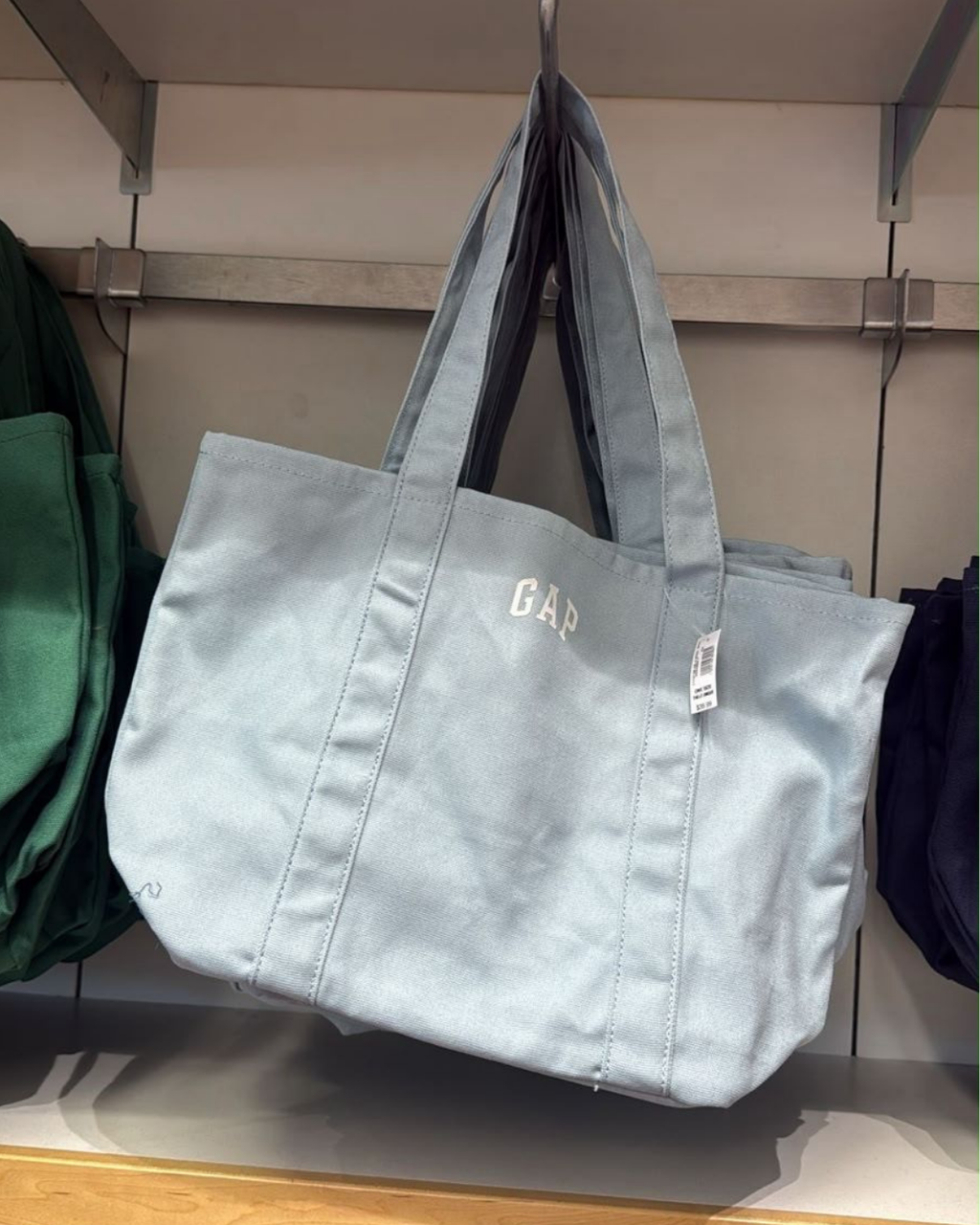 Mini Gap Logo Tote Bag - Light Blue - image 2