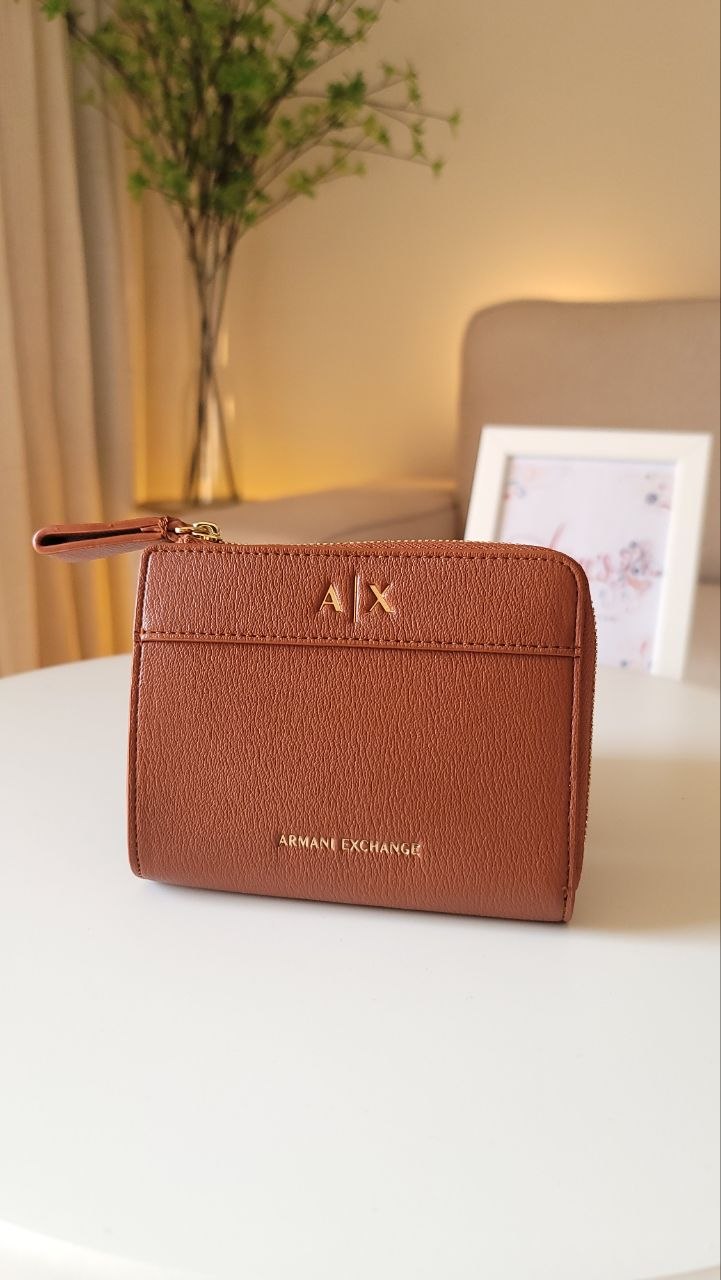 Armani Exchange logo wallet
