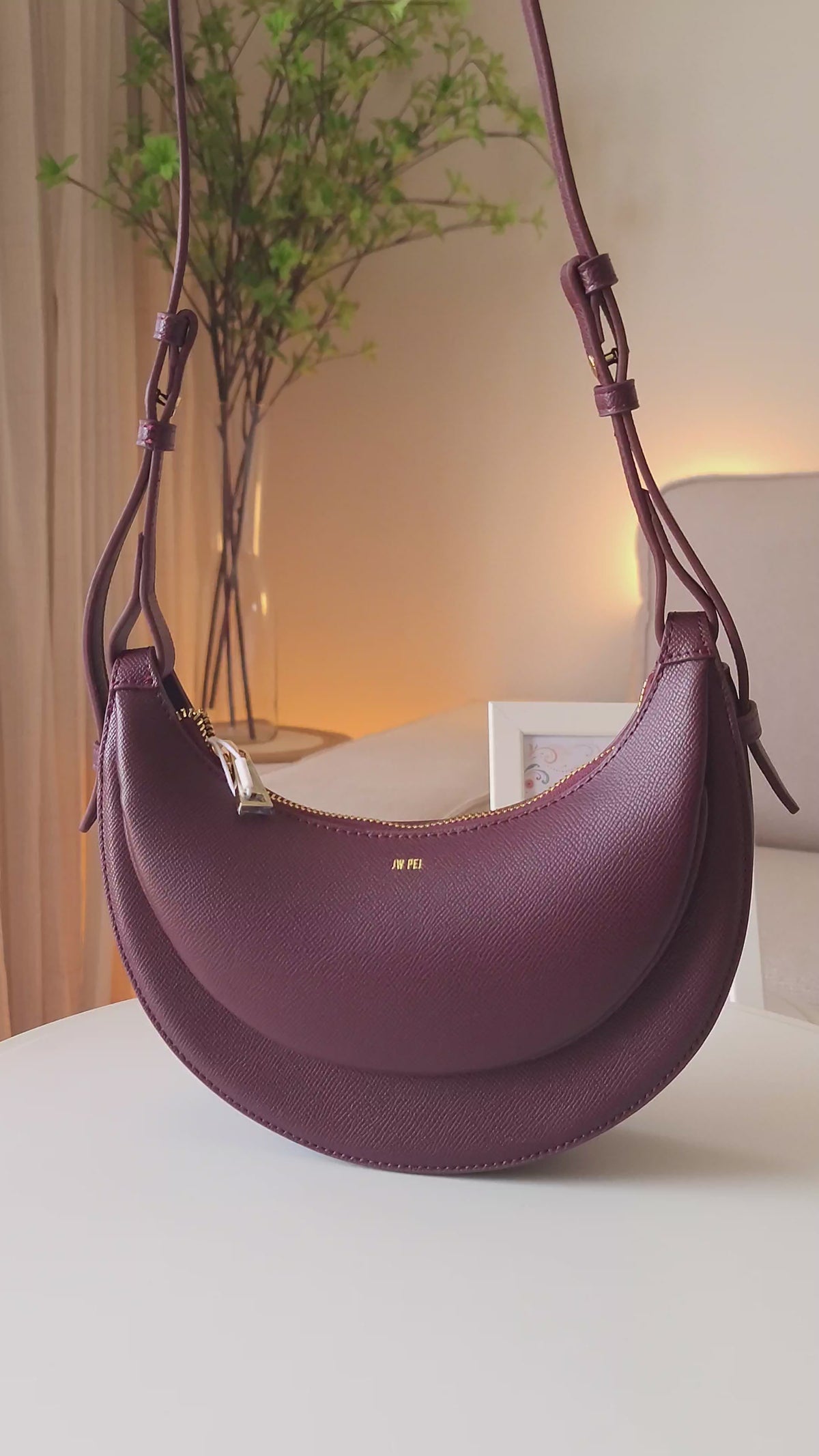 JW PEI Sharon Crossbody Bag - Claret