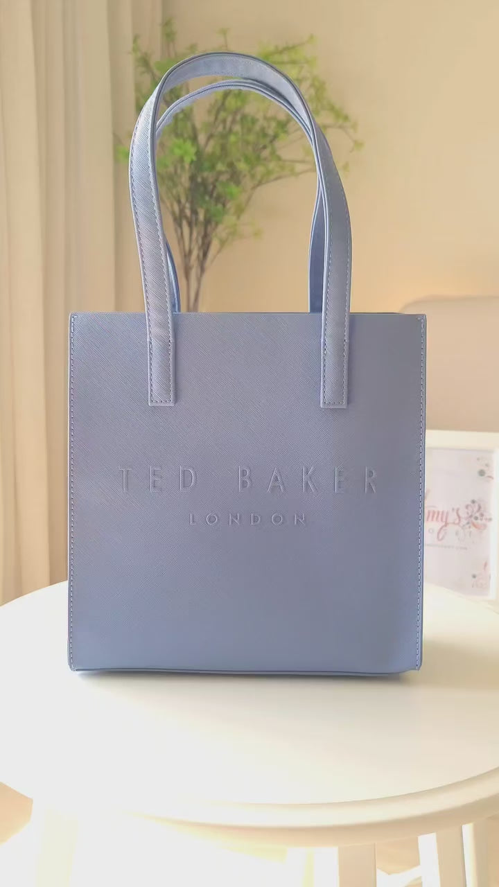 Ted Baker London Structured Small Tote Bag – Powder Blue