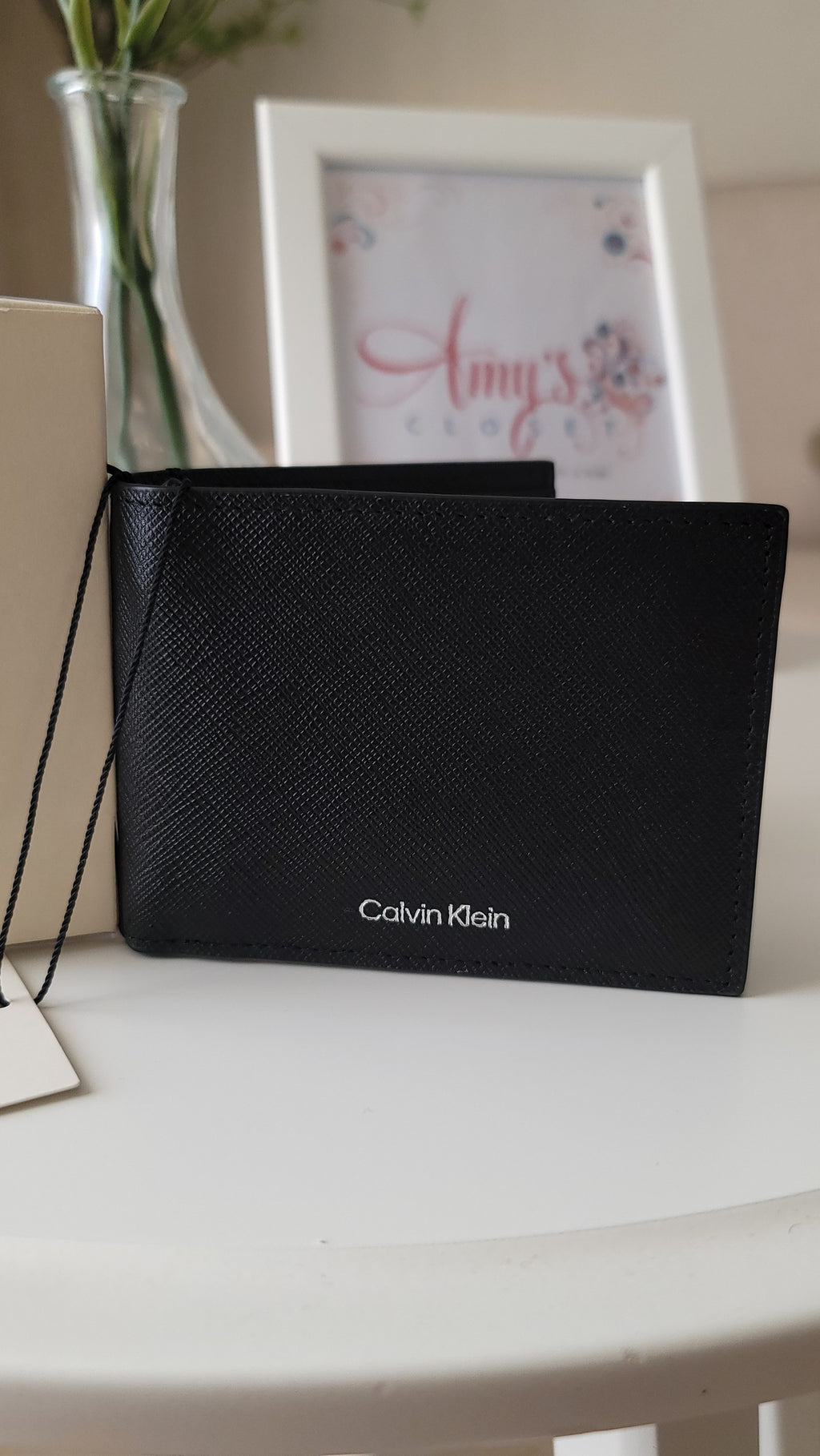 Calvin Klein Saffiano Leather Bifold Wallet