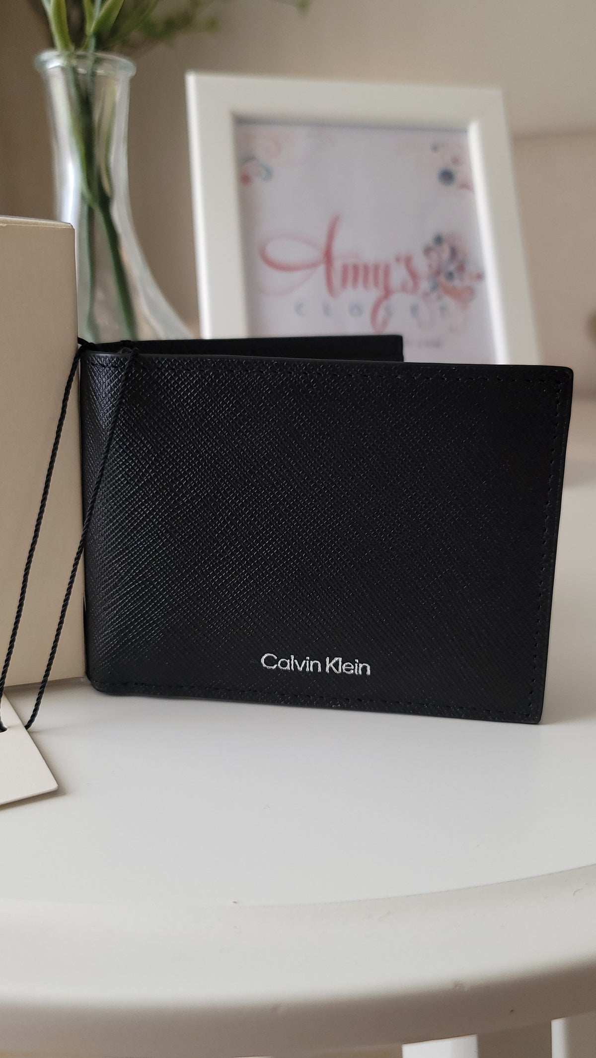 Calvin Klein Saffiano Leather Bifold Wallet