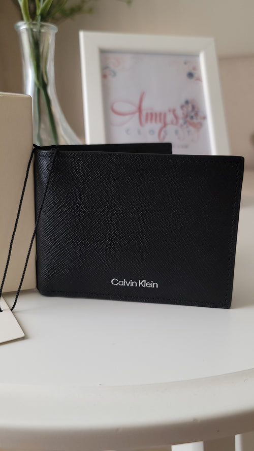 Calvin Klein Saffiano Leather Bifold Wallet