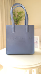 Ted Baker London Structured Small Tote Bag – Powder Blue