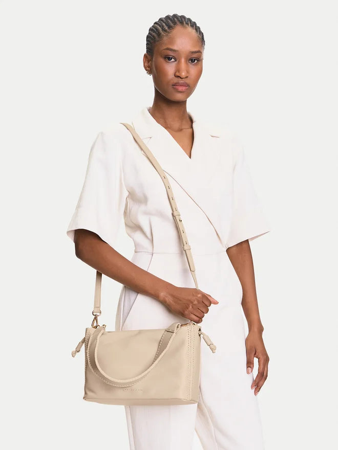 Tommy Hilfiger Handtasche Th Soft Summer Mini Bucket - Creme