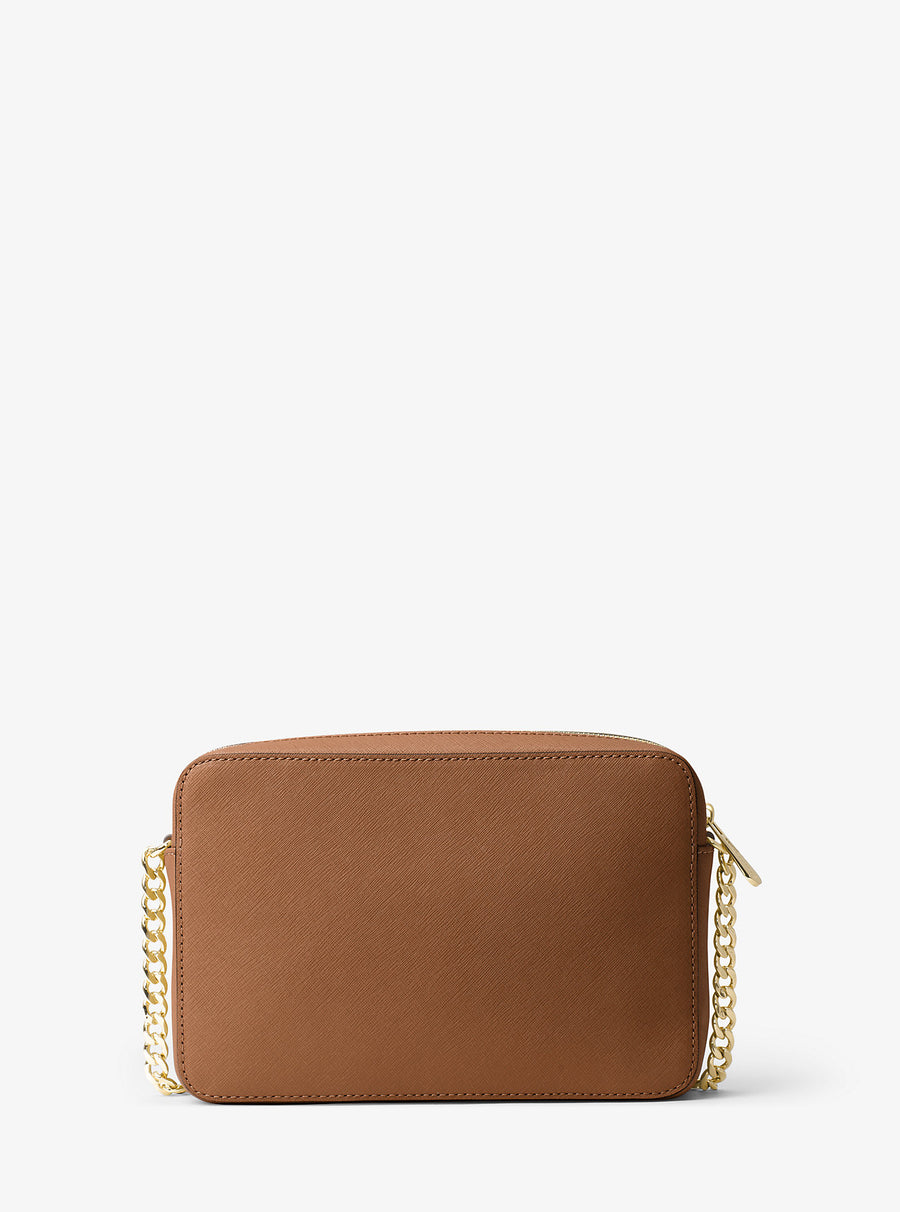 Michael Kors Jet Set Large Saffiano Leather Crossbody Bag