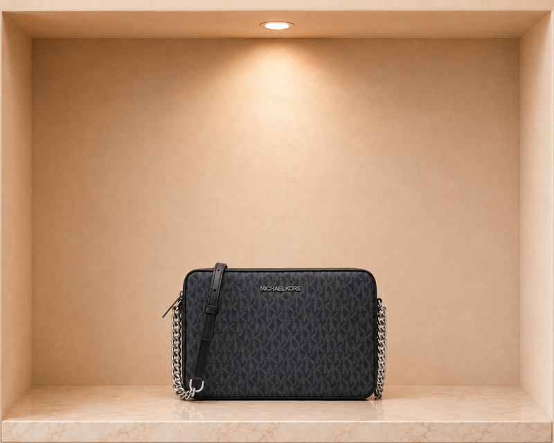 Michael Kors Jet Set Large Logo Crossbody Bag