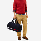 Tommy Flag Stripe Logo Duffle