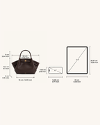 JW PEI Hana Mini Tote Bag - Dark Brown