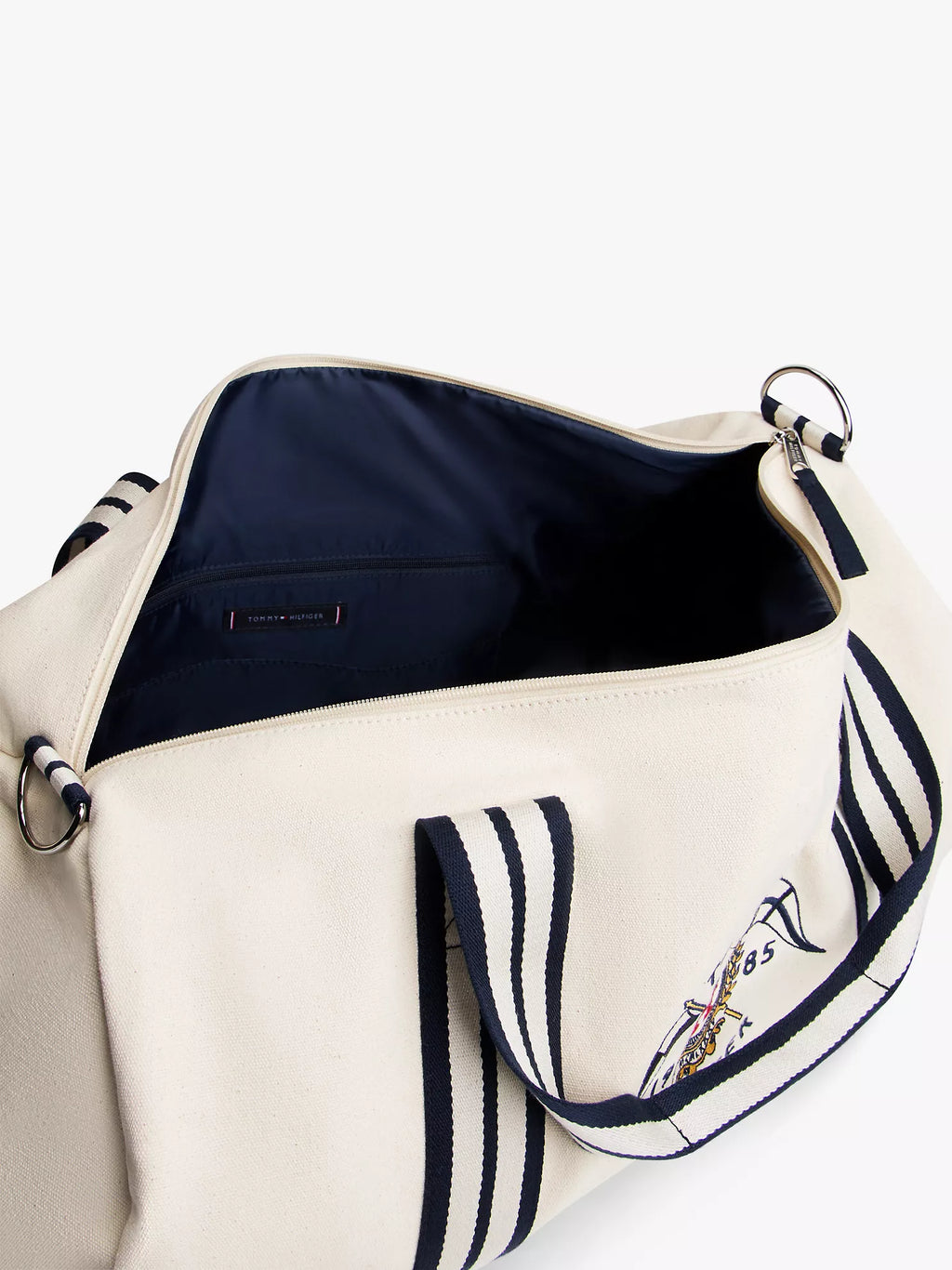 Tommy Hilfiger Nautical Crest Canvas Duffel Bag