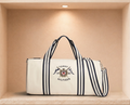 Tommy Hilfiger Nautical Crest Canvas Duffel Bag