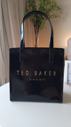 Ted Baker Crinkle Small Faux Leather Icon Tote Bag