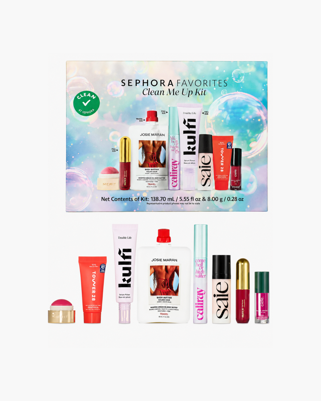 Sephora Favorites Clean Me Up Kit Makeup Value Set - Limited Edition / Multi - image 1
