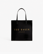 Ted Baker Black Crinkon Crinkle Large Icon Bag - Black; Large - image 1