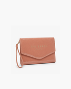 Ted Baker CRINKIE Patent Envelope Clutch Bag - Light Pink - image 1