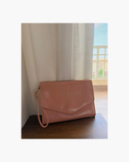 Ted Baker CRINKIE Patent Envelope Clutch Bag - Light Pink - image 2