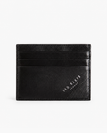 Ted Baker Raffle Embossed Corner Leather Cardholder - Black - image 1