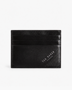 Ted Baker Raffle Embossed Corner Leather Cardholder - Black - image 1
