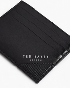 Ted Baker Raffle Embossed Corner Leather Cardholder - Black - image 3