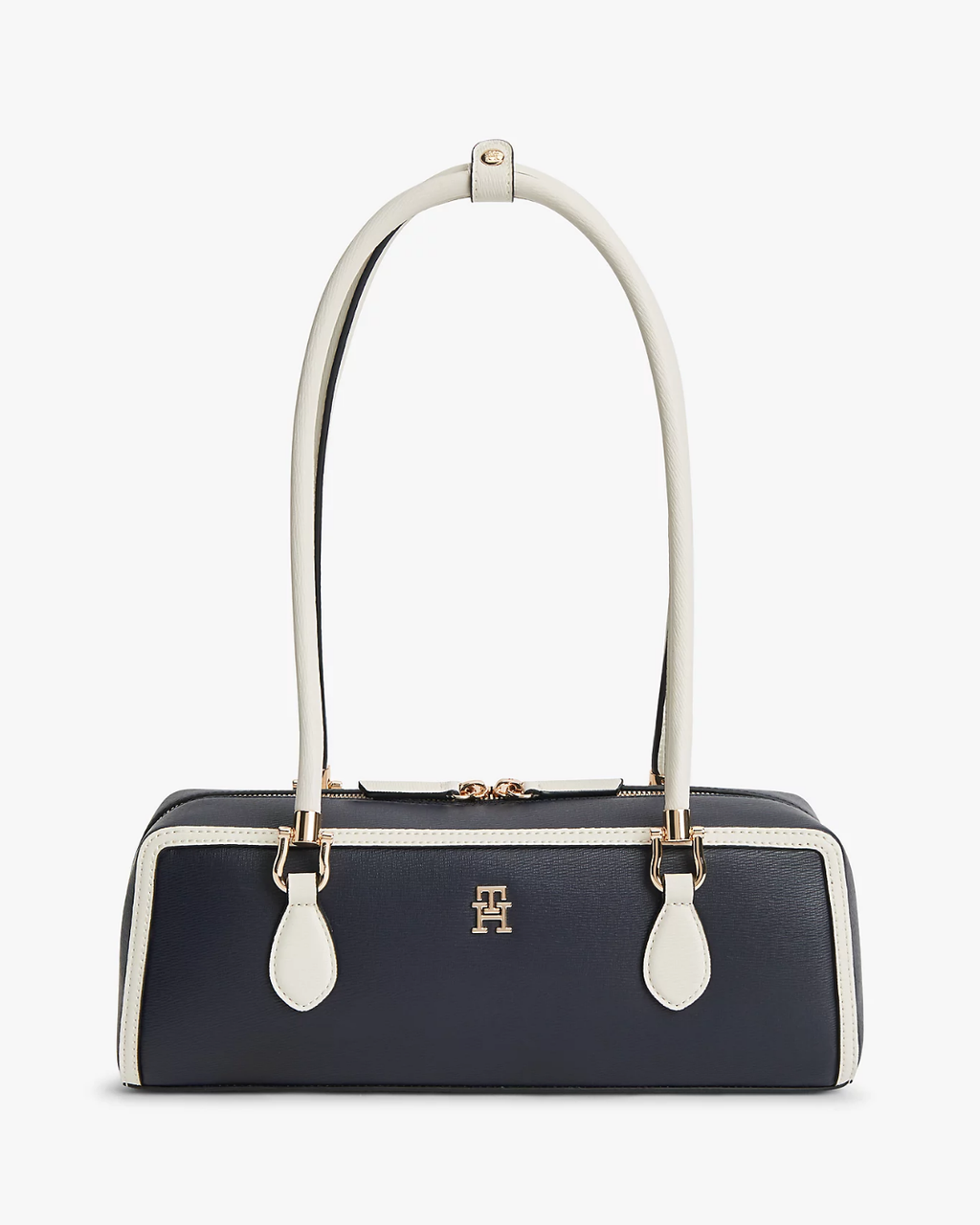 Tommy Hilfiger Colour-Blocked Rectangular Shoulder Bag - space blue - image 2