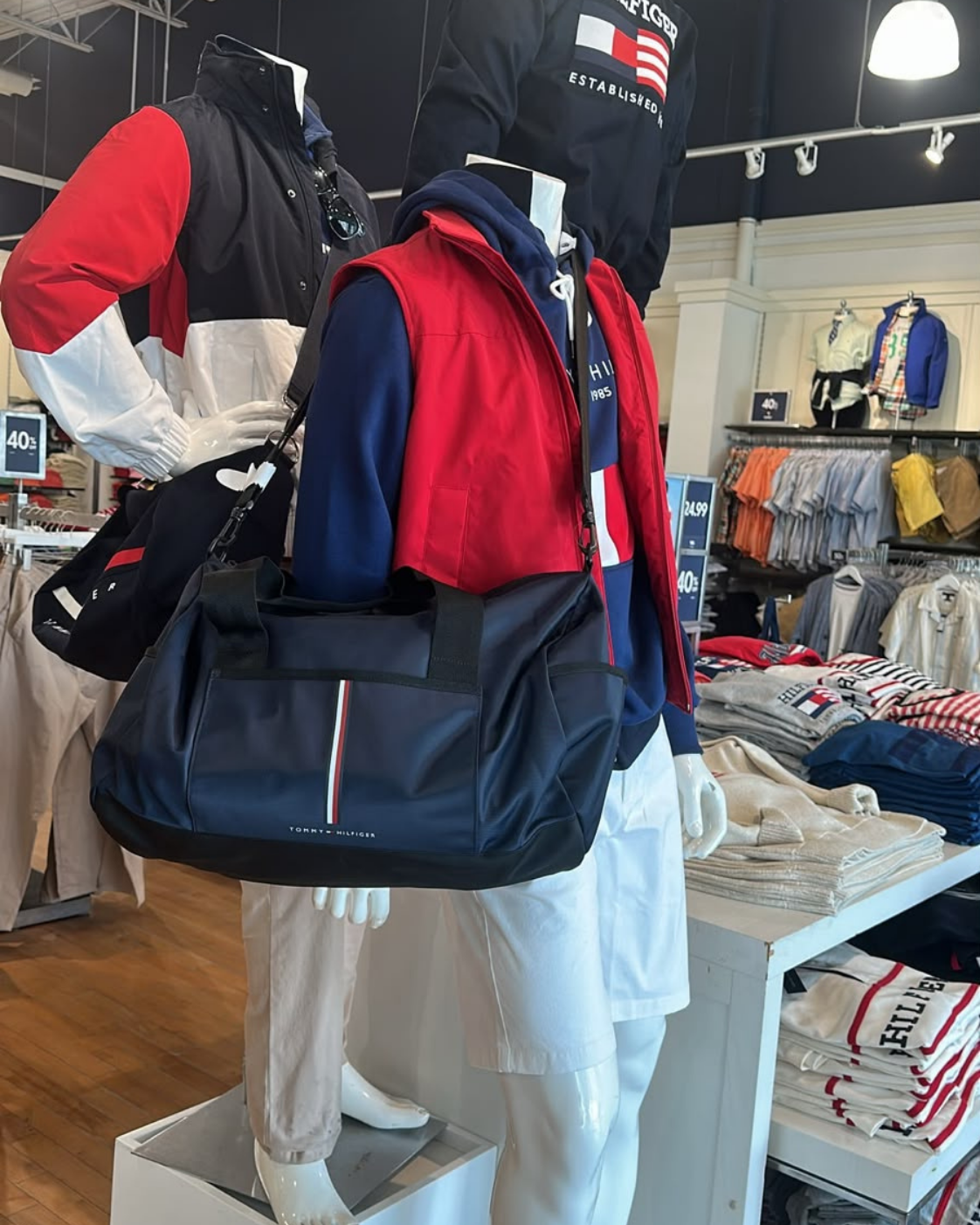 Tommy Hilfiger Corporate Stripe Technical Duffle Bag - image 2