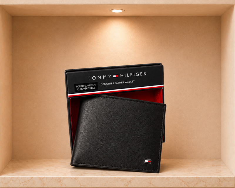 Tommy Hilfiger Men's Leather Bifold Wallet
