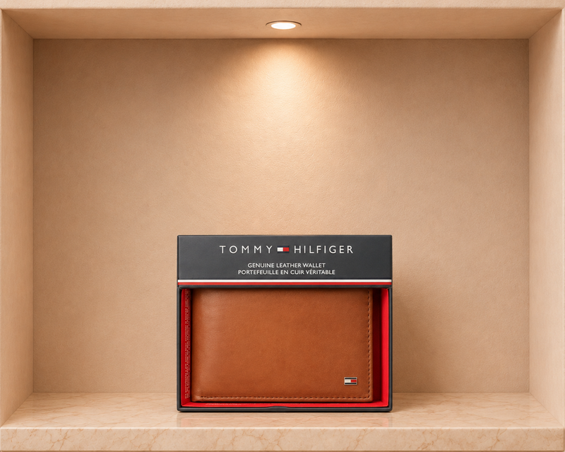 Tommy Hilfiger Men's Leather Bifold Wallet