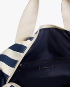 Tommy Hilfiger Nautical Stripe Canvas Duffle Bag - image 3