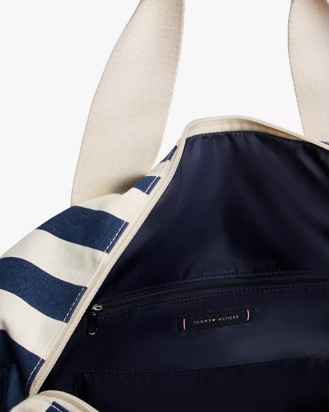Tommy Hilfiger Nautical Stripe Canvas Duffle Bag - image 3