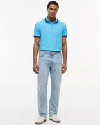 Tommy Hilfiger Regular Fit Tipped Wicking Polo Shirt - Blue Crush - image 4