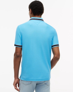 Tommy Hilfiger Regular Fit Tipped Wicking Polo Shirt - Blue Crush - image 5
